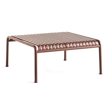 Mesa 81,5x86x38 cm Palissade Low Table - Iron red - HAY