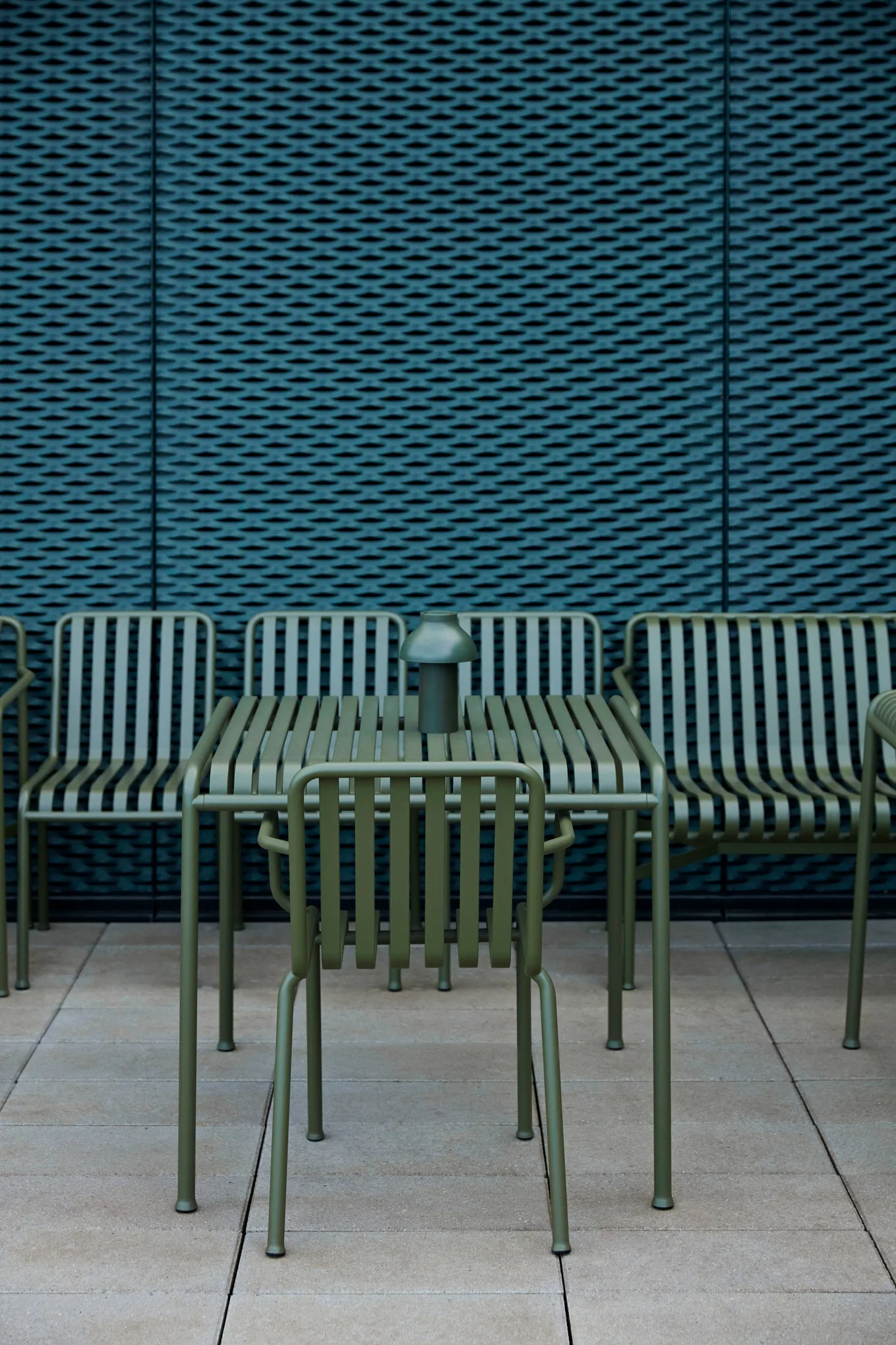 Mesa 82,5x90 cm Palissade, Olive green HAY