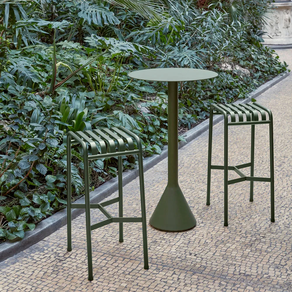 Mesa de bar Palissade Cone, Olive HAY