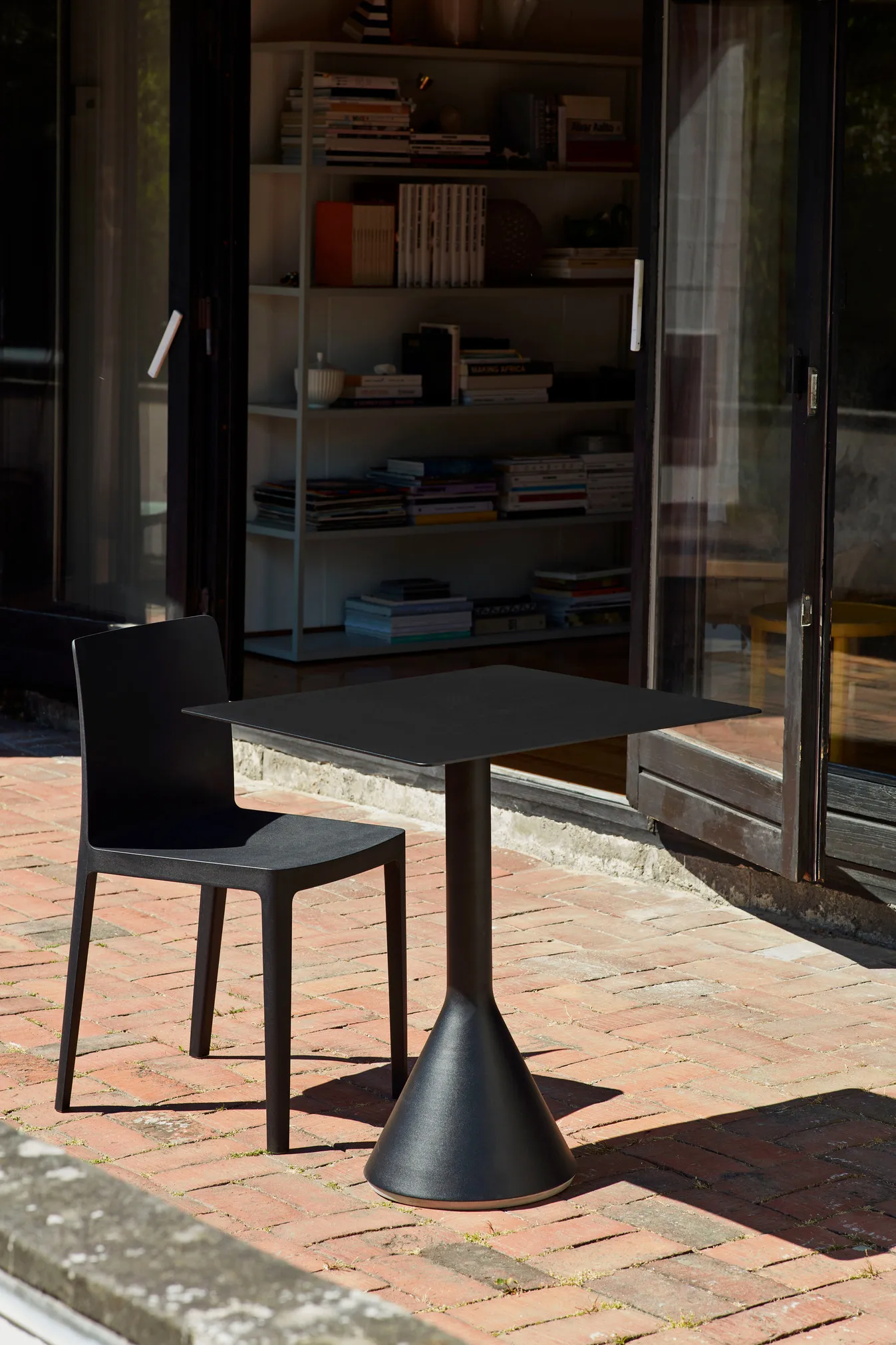 Mesa de café quadrada 65x65 cm Palissade Cone, Anthracite HAY
