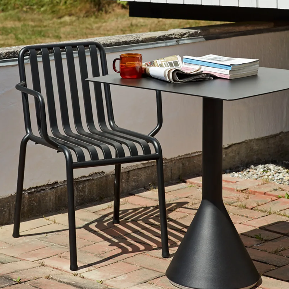 Mesa de café quadrada 65x65 cm Palissade Cone, Anthracite HAY