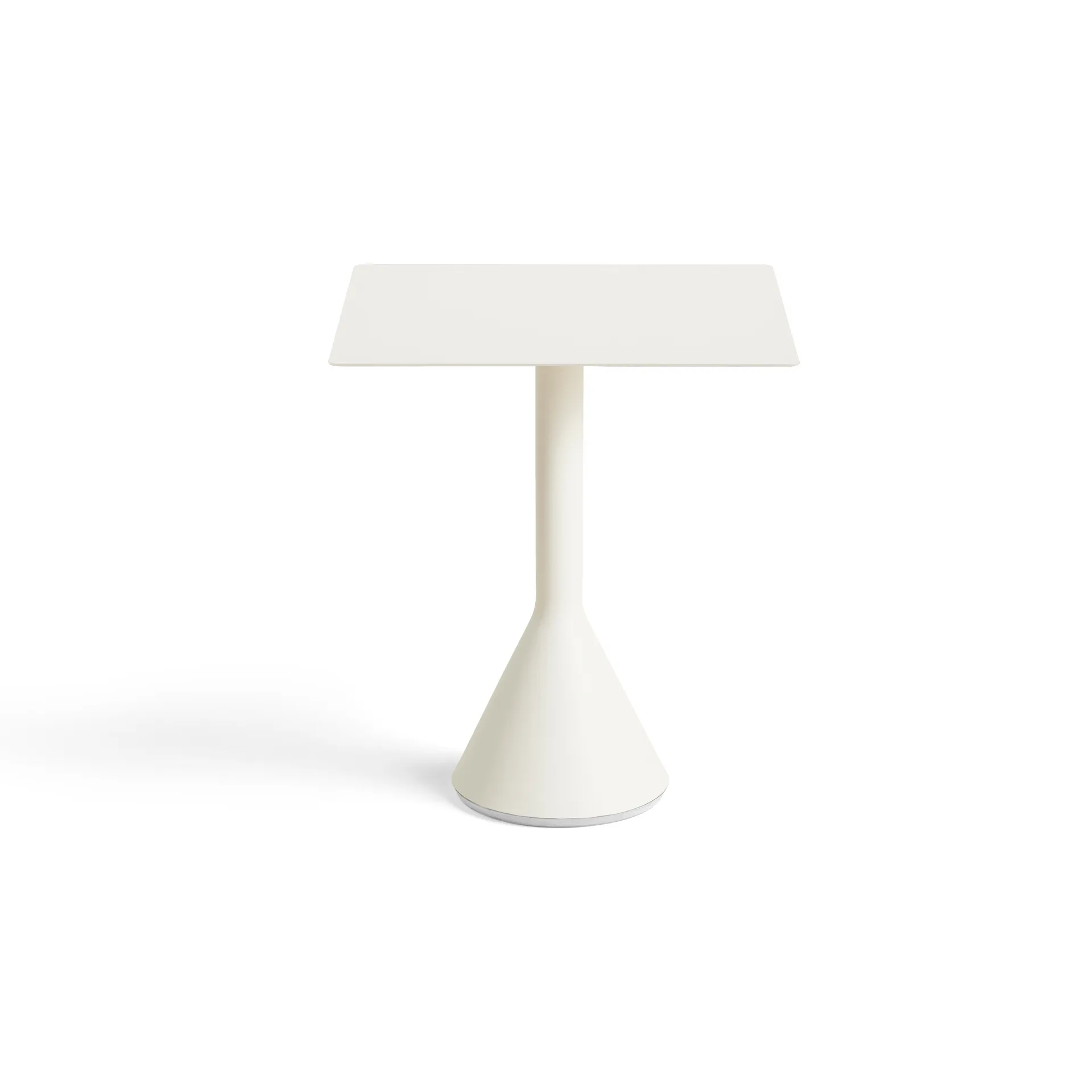 Mesa de café quadrada 65x65 cm Palissade Cone, Cream white HAY