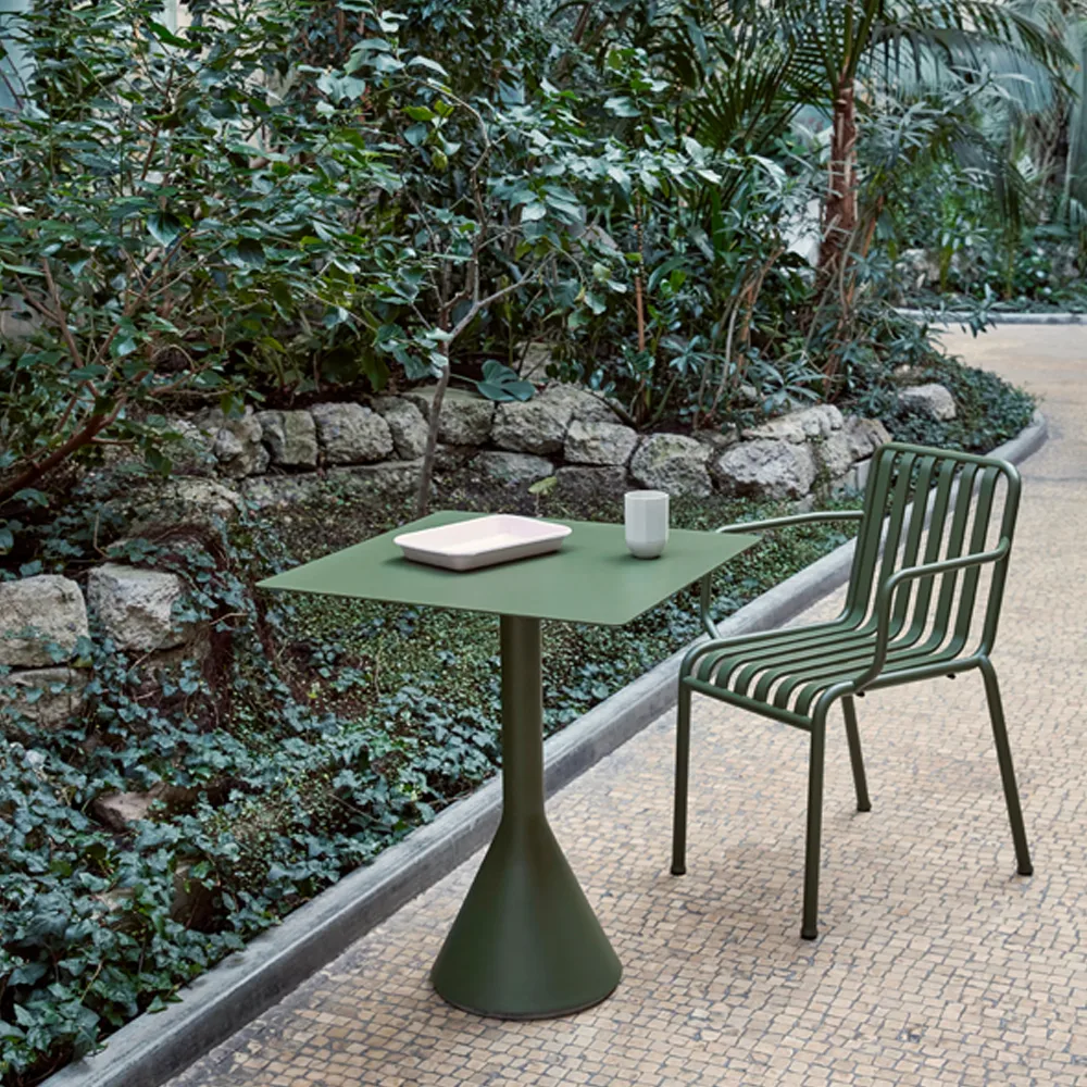 Mesa de café quadrada 65x65 cm Palissade Cone, Olive HAY