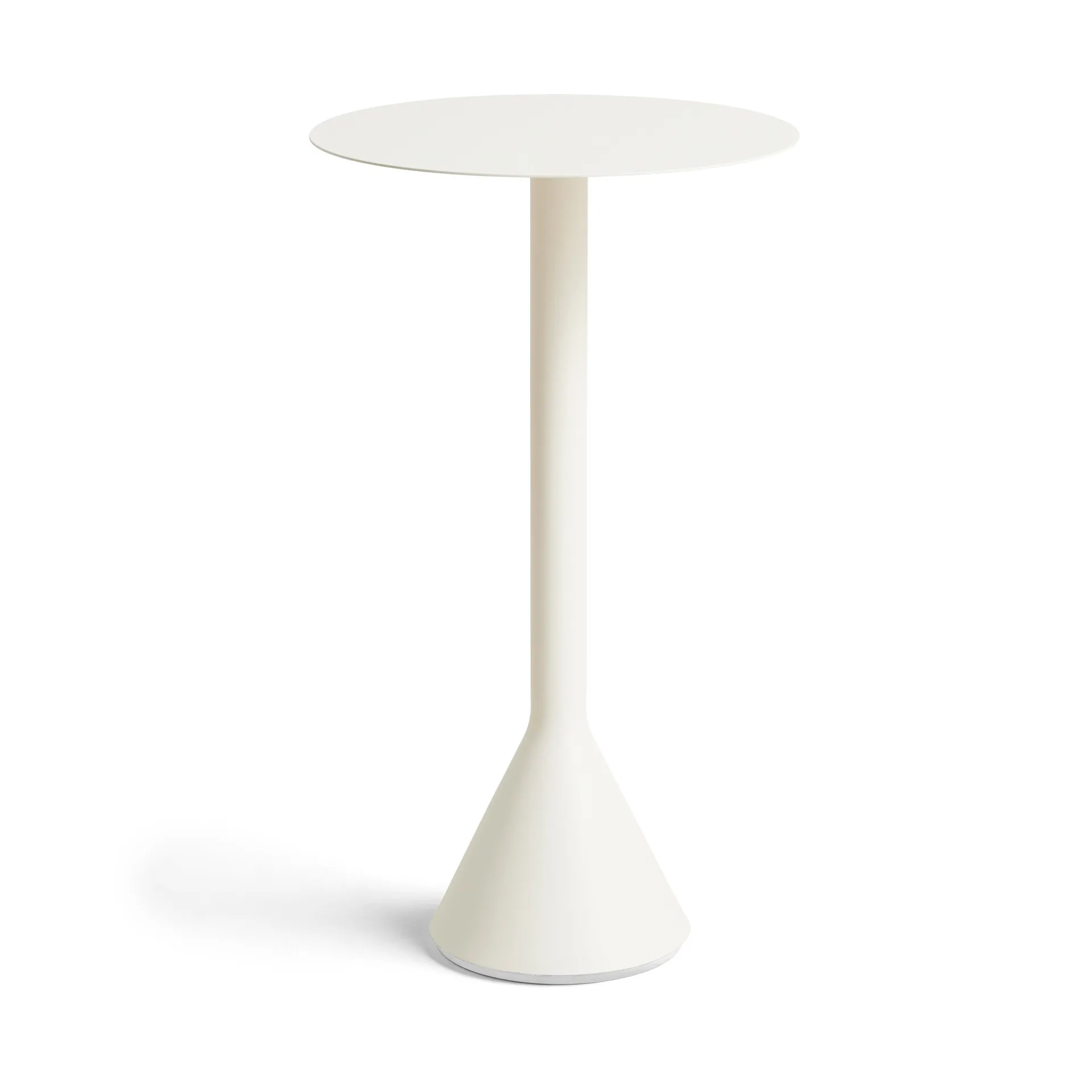 Mesa de café redonda Palissade Cone, Cream white, Ø60 cm HAY
