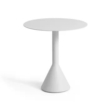 Mesa de café redonda Palissade Cone - Sky grey, Ø70 cm - HAY