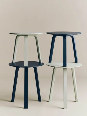 Mesa de centro Bella - Blue charcoal, Ø45x49 cm - HAY