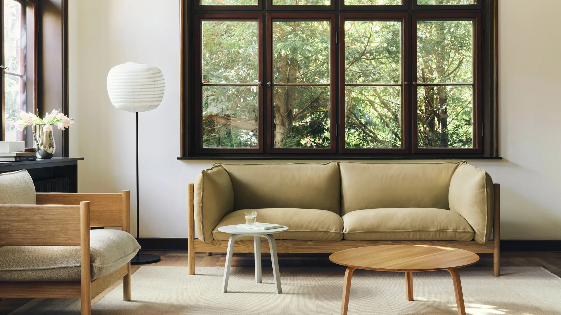 Mesa de centro Bella, Carvalho oleado, Ø80x32 cm HAY