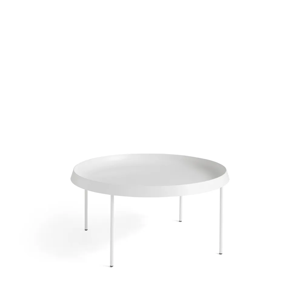 Mesa de centro Tulou, White-Ø75 cm HAY