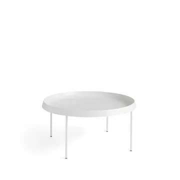 Mesa de centro Tulou - White-Ø75 cm - HAY