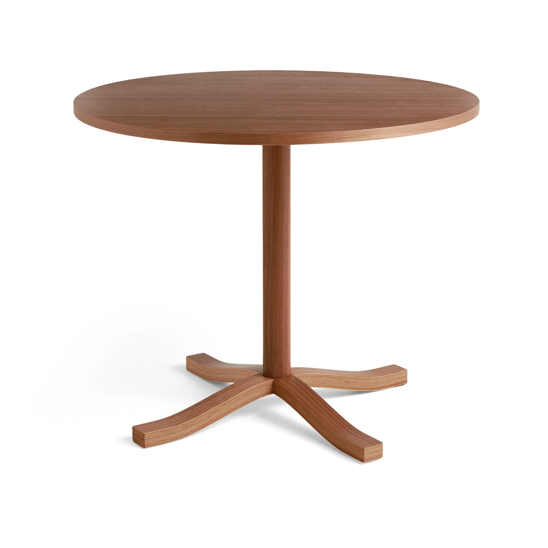 Mesa de jantar Pastis Table Ø90, Lacquered walnut HAY