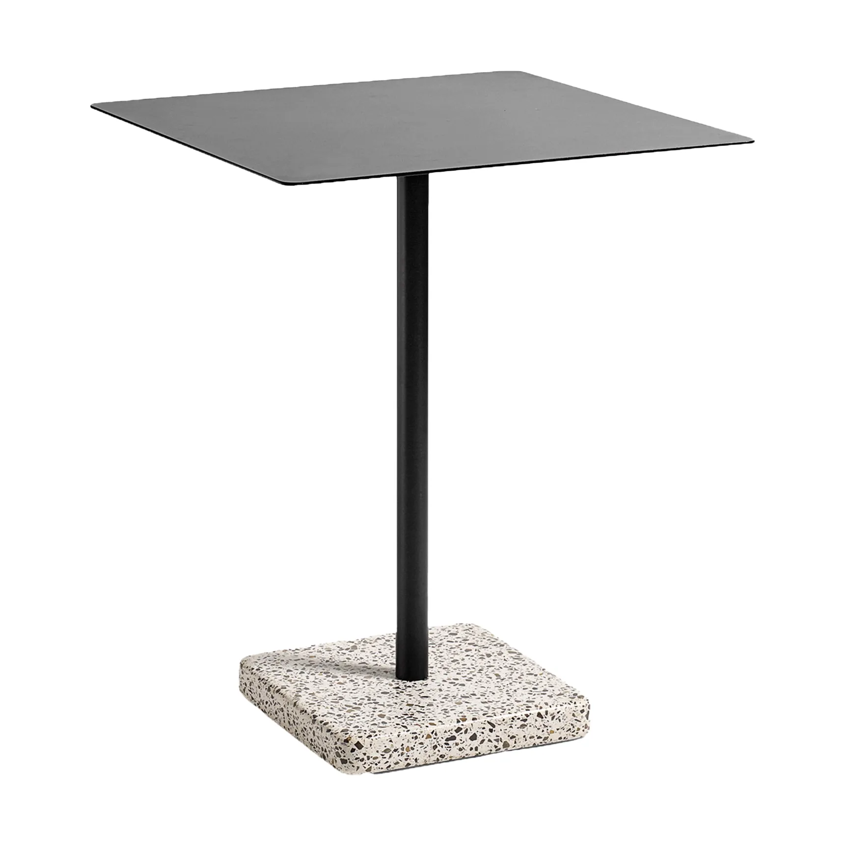 Mesa de jantar Terrazzo 60x60 cm, Grey terrazzo-anthracite HAY
