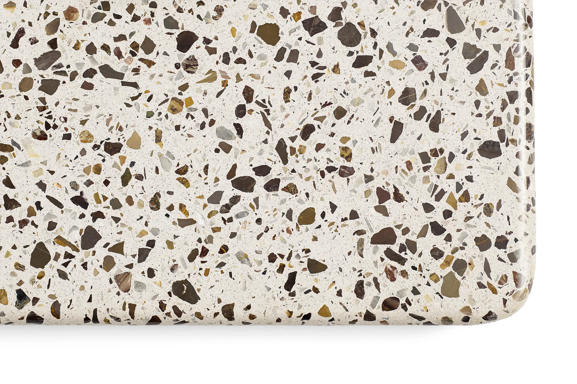 Mesa de jantar Terrazzo Ø70 cm, Grey terrazzo-anthracite HAY