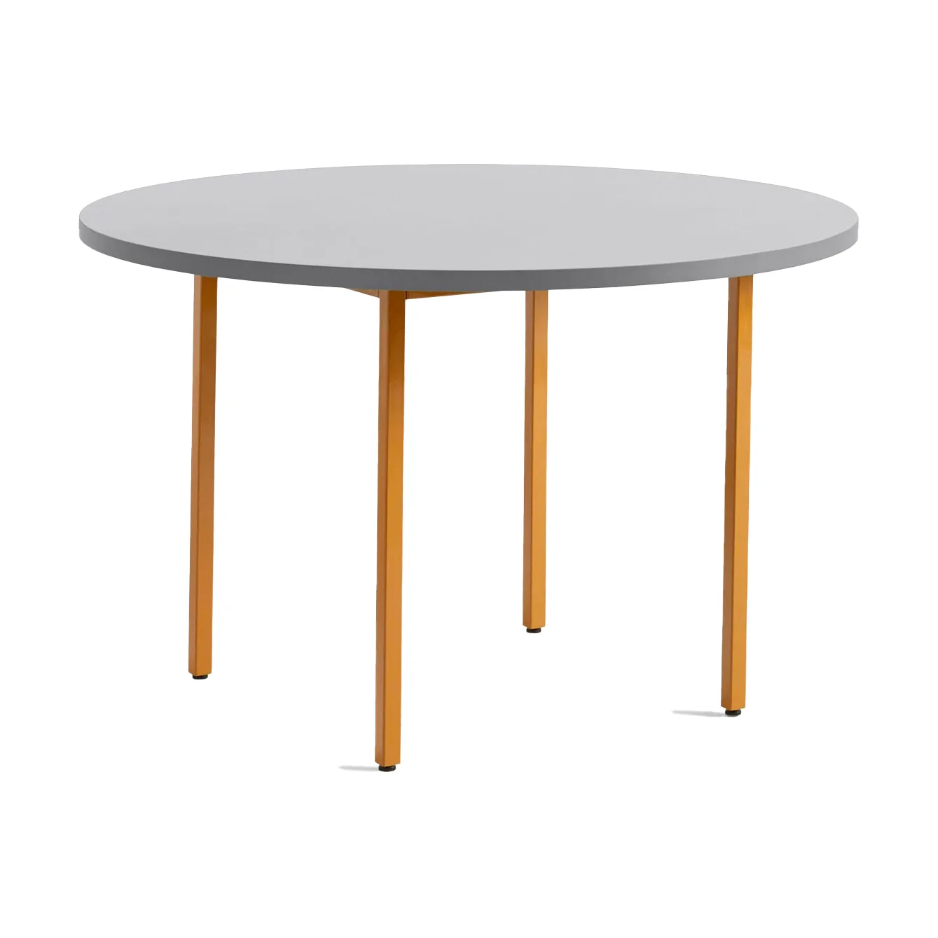 Mesa de jantar Two-Colour Ø120 cm, Ochre-light grey HAY