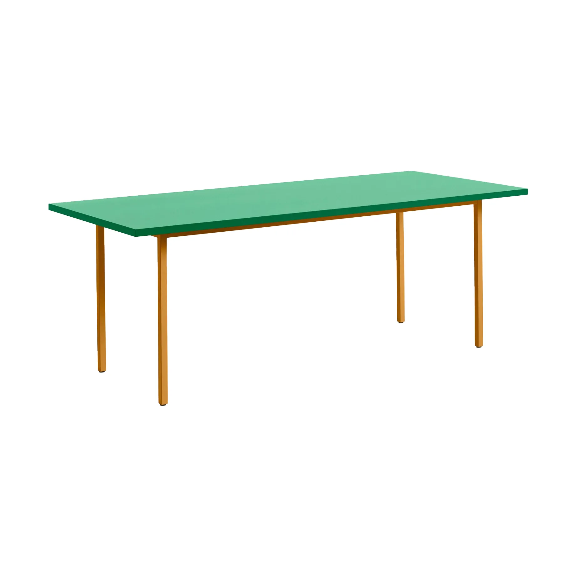 Mesa de jantar Two-Colour 90x200 cm, Ochre-green mint HAY