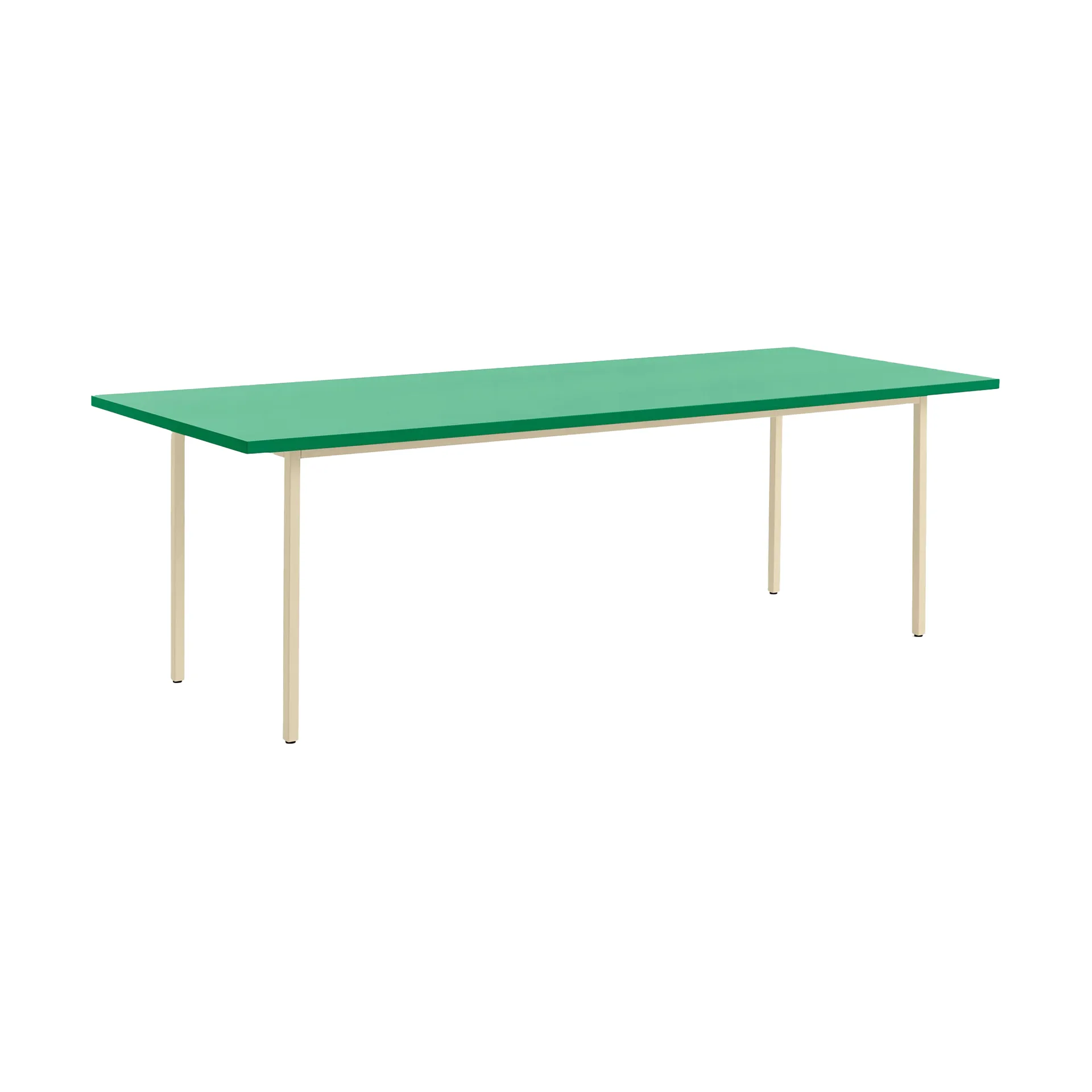 Mesa de jantar Two-Colour 90x240 cm, Ivory-green mint HAY