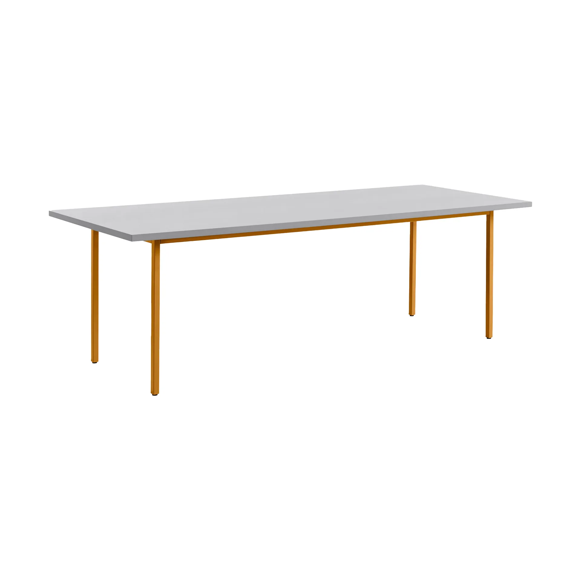 Mesa de jantar Two-Colour 90x240 cm, Ochre-light grey HAY