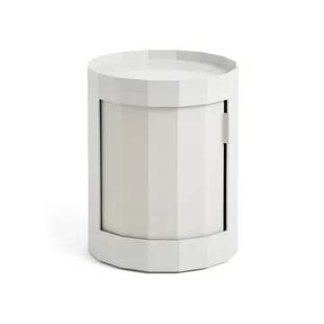 Mesa lateral Facet Cabinet 100 - Misty grey - HAY