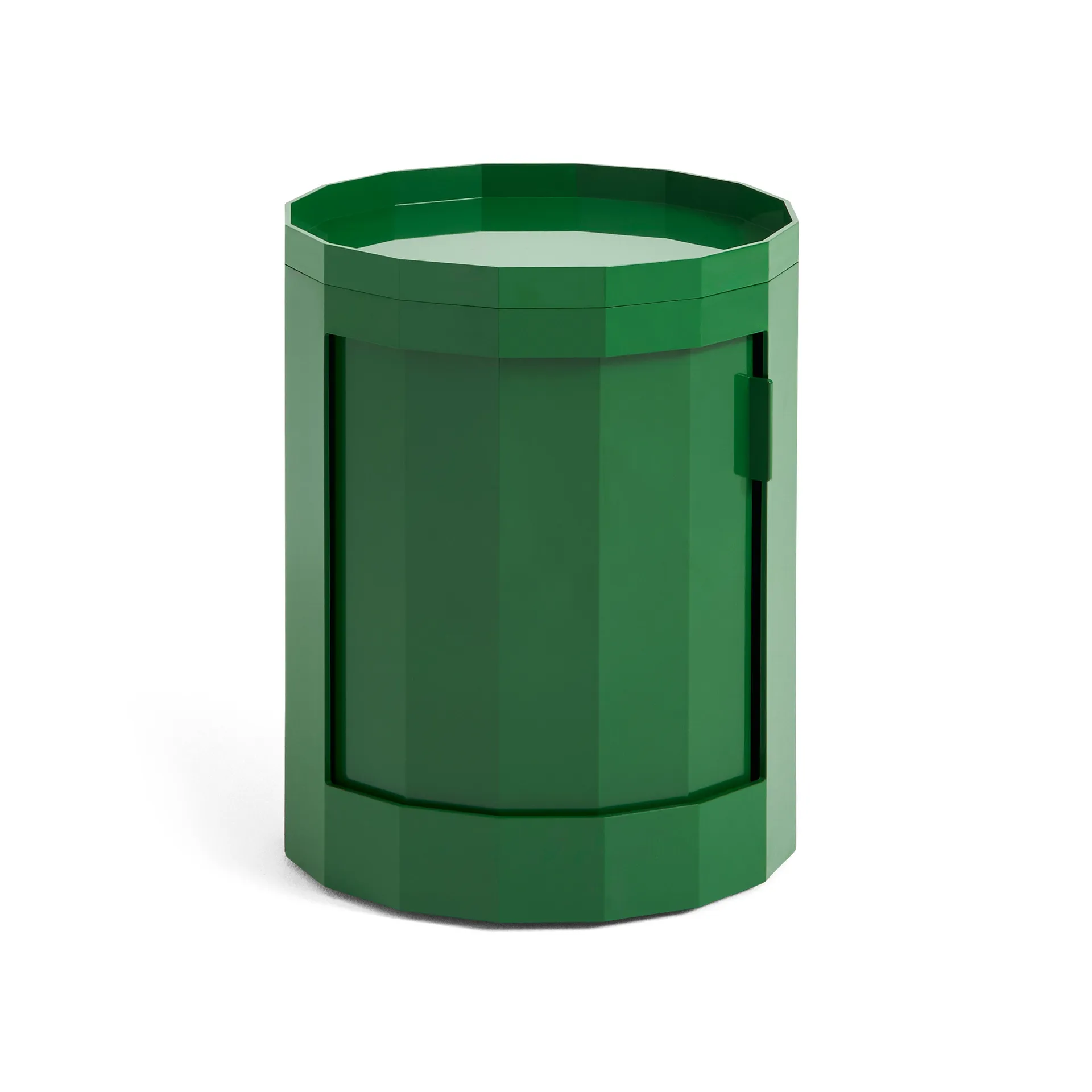 Mesa lateral Facet Cabinet 100, Spinach green HAY