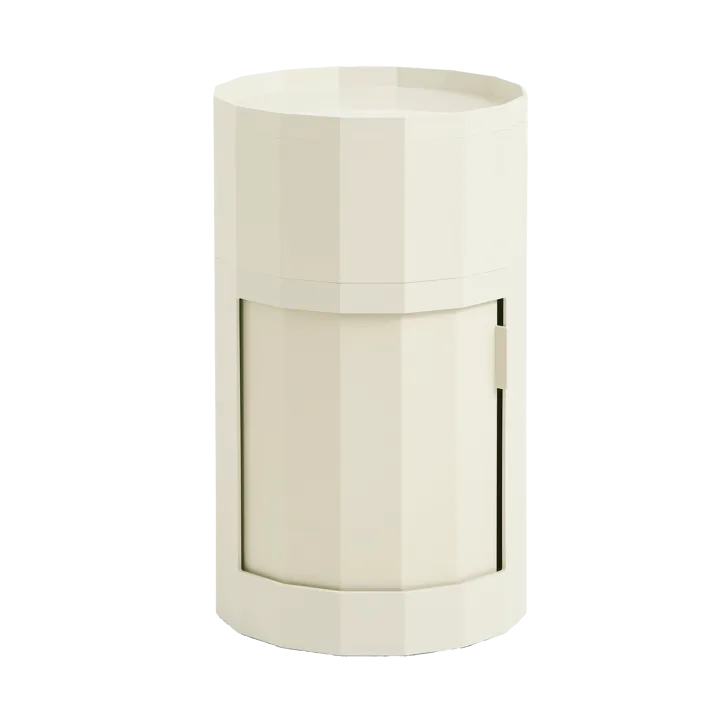 Mesa lateral Facet Cabinet 101 - Eggshell - HAY