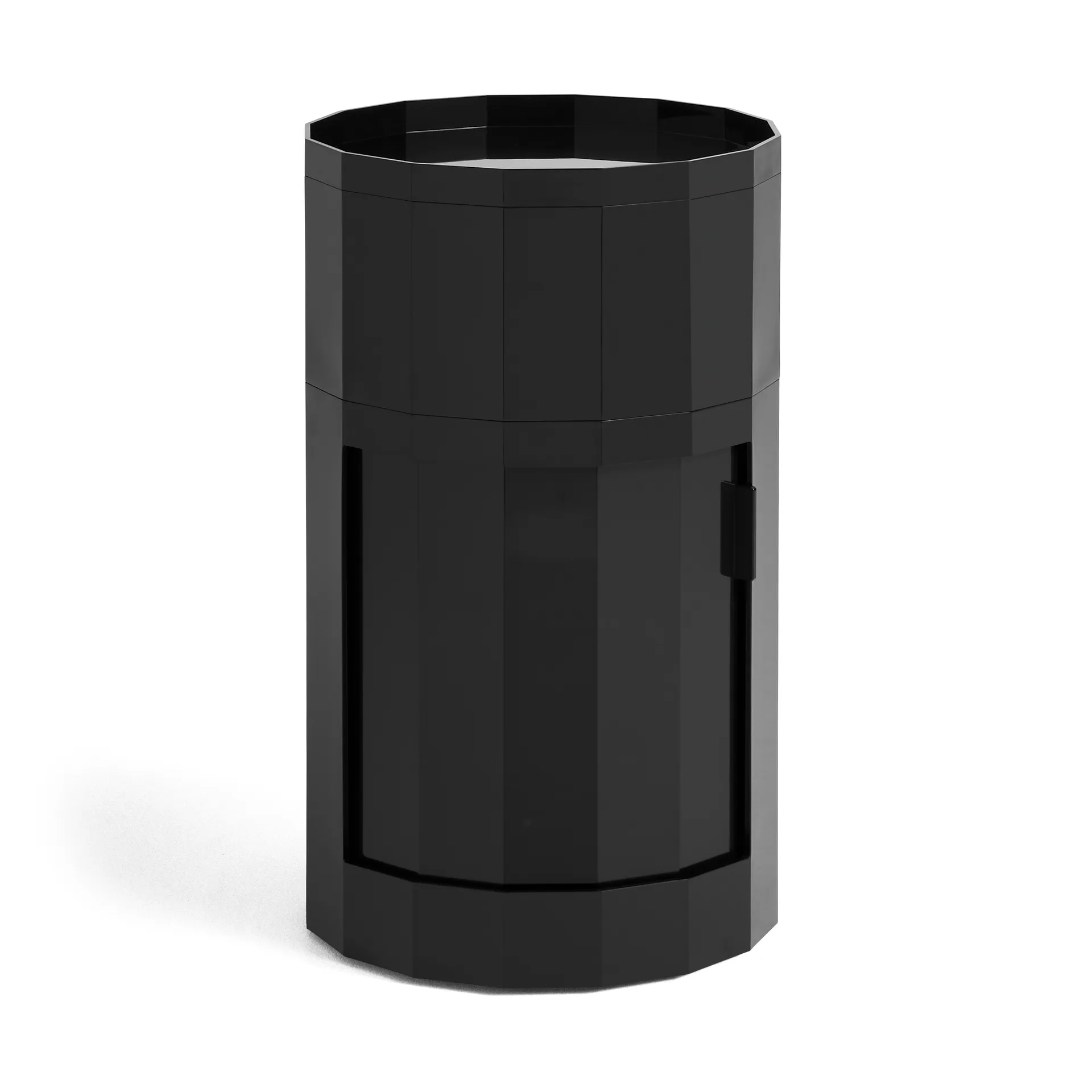 Mesa lateral Facet Cabinet high 66 cm, Anthracite HAY