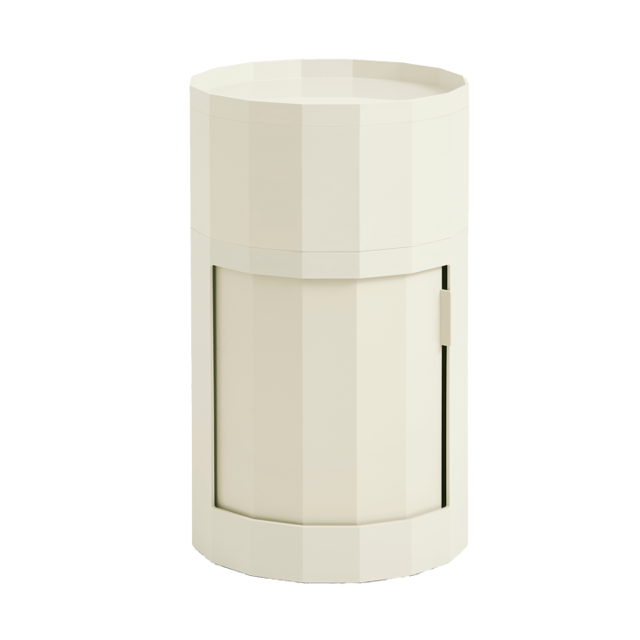 Mesa lateral Facet Cabinet high 66 cm - Eggshell - HAY