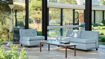 Módulo de sofá Amanta - Azul gelo–Naveli 723, 2 lugares - HAY