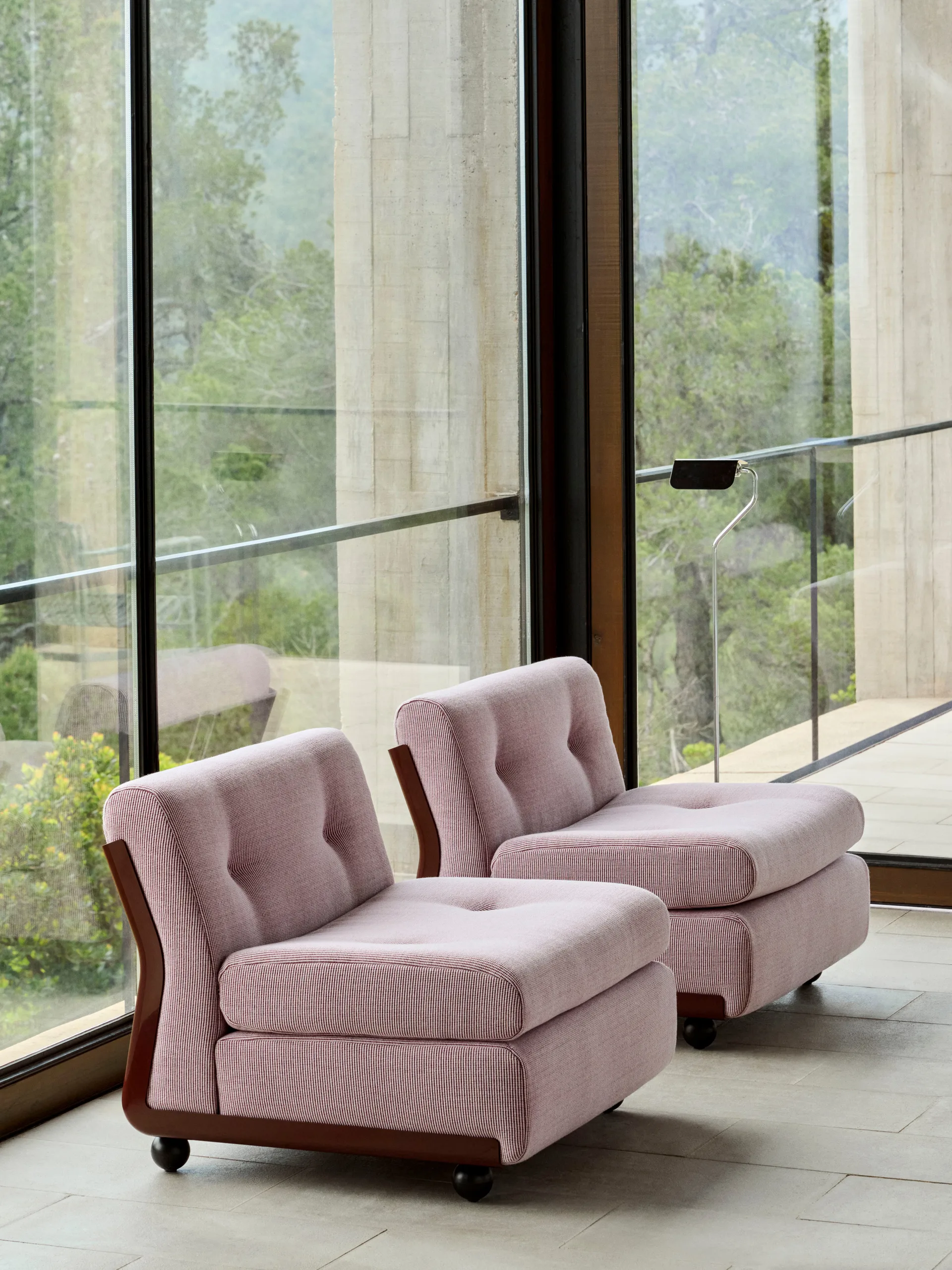 Módulo de sofá Amanta, Vermelho bordô–Yuma 1851, 1 lugar / poltrona HAY