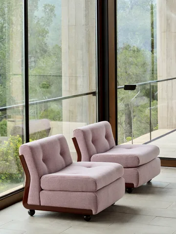 Módulo de sofá Amanta - Vermelho bordô–Yuma 1851, 1 lugar / poltrona - HAY