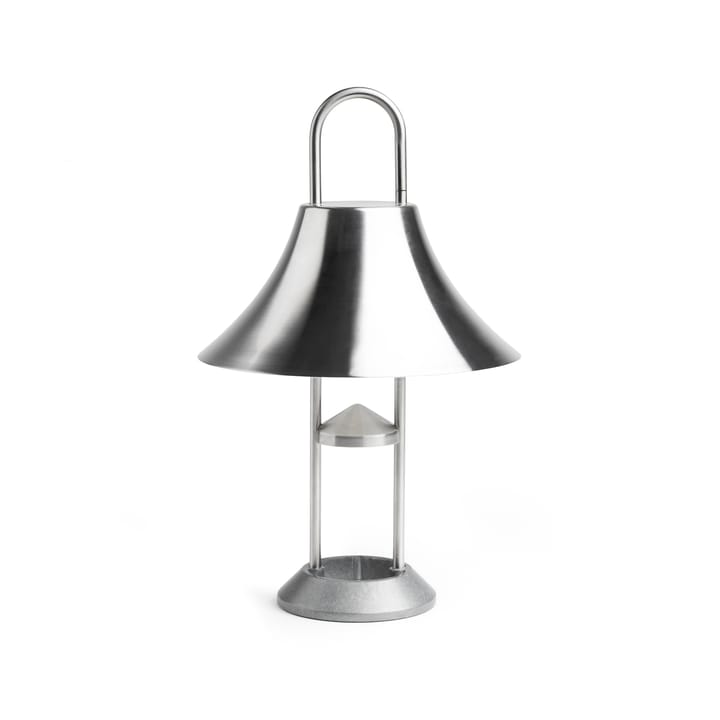 Mousqueton candeeiro de mesa portátil - Brushed stainless steel - HAY