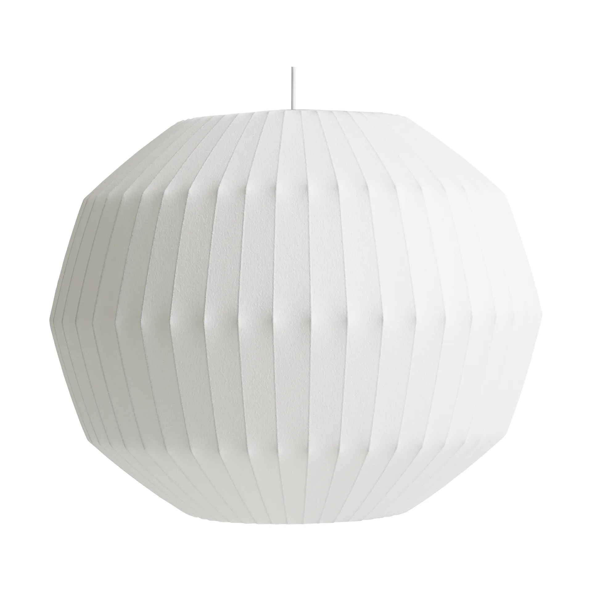 Nelson Bubble Angled Sphere candeeiro suspenso L, Off white HAY