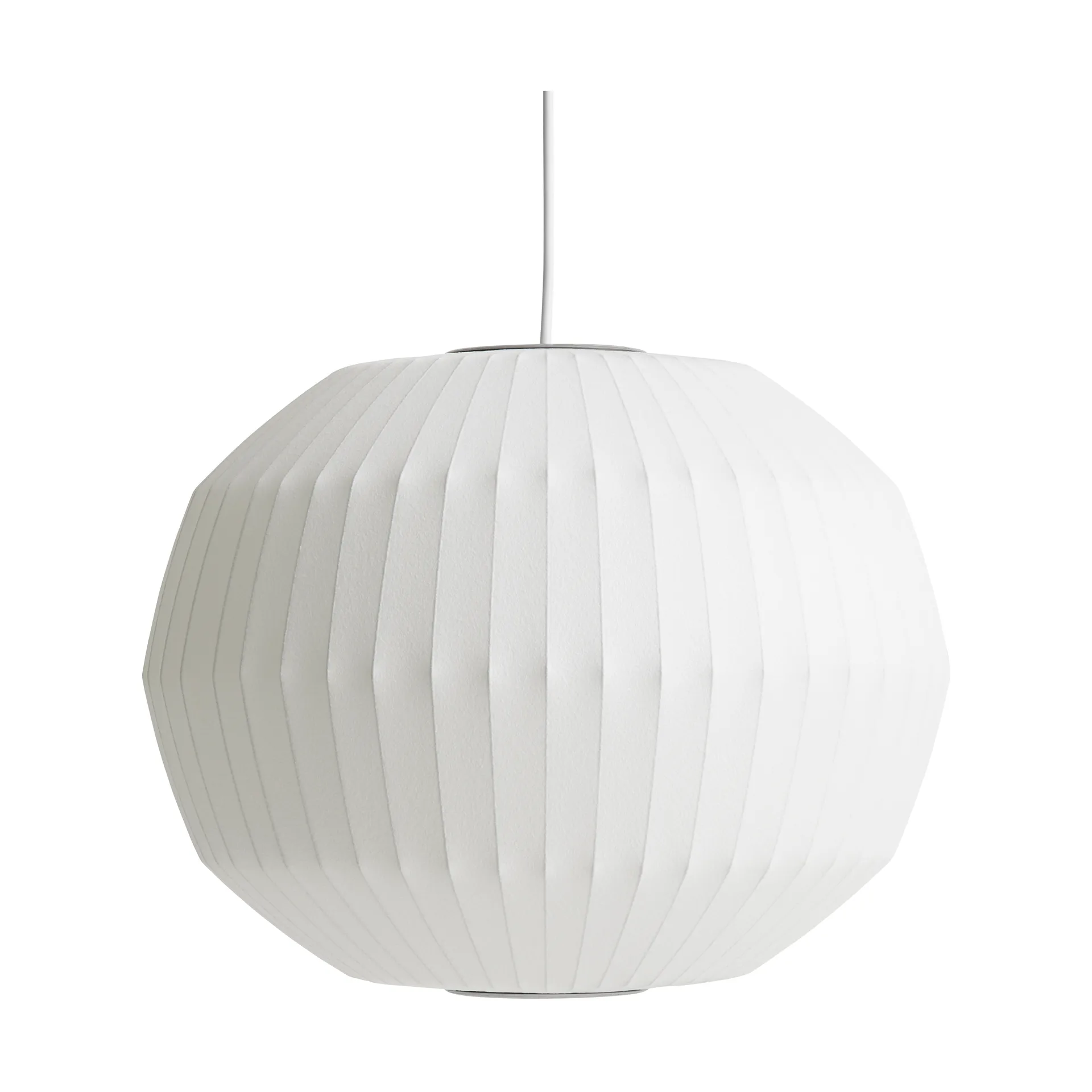 Nelson Bubble Angled Sphere candeeiro suspenso M, Off white HAY