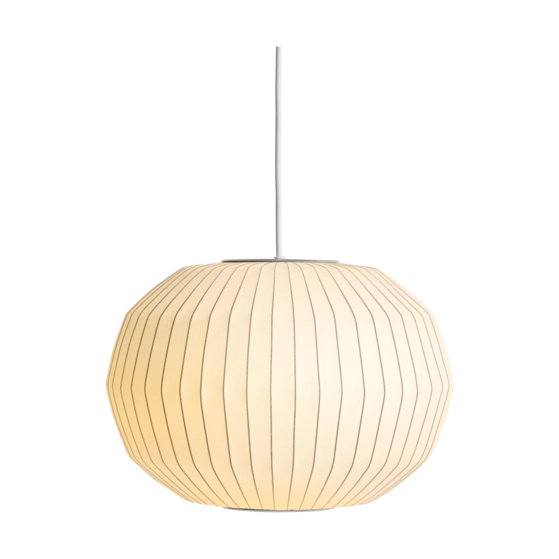 Nelson Bubble Angled Sphere candeeiro suspenso S, Off white HAY