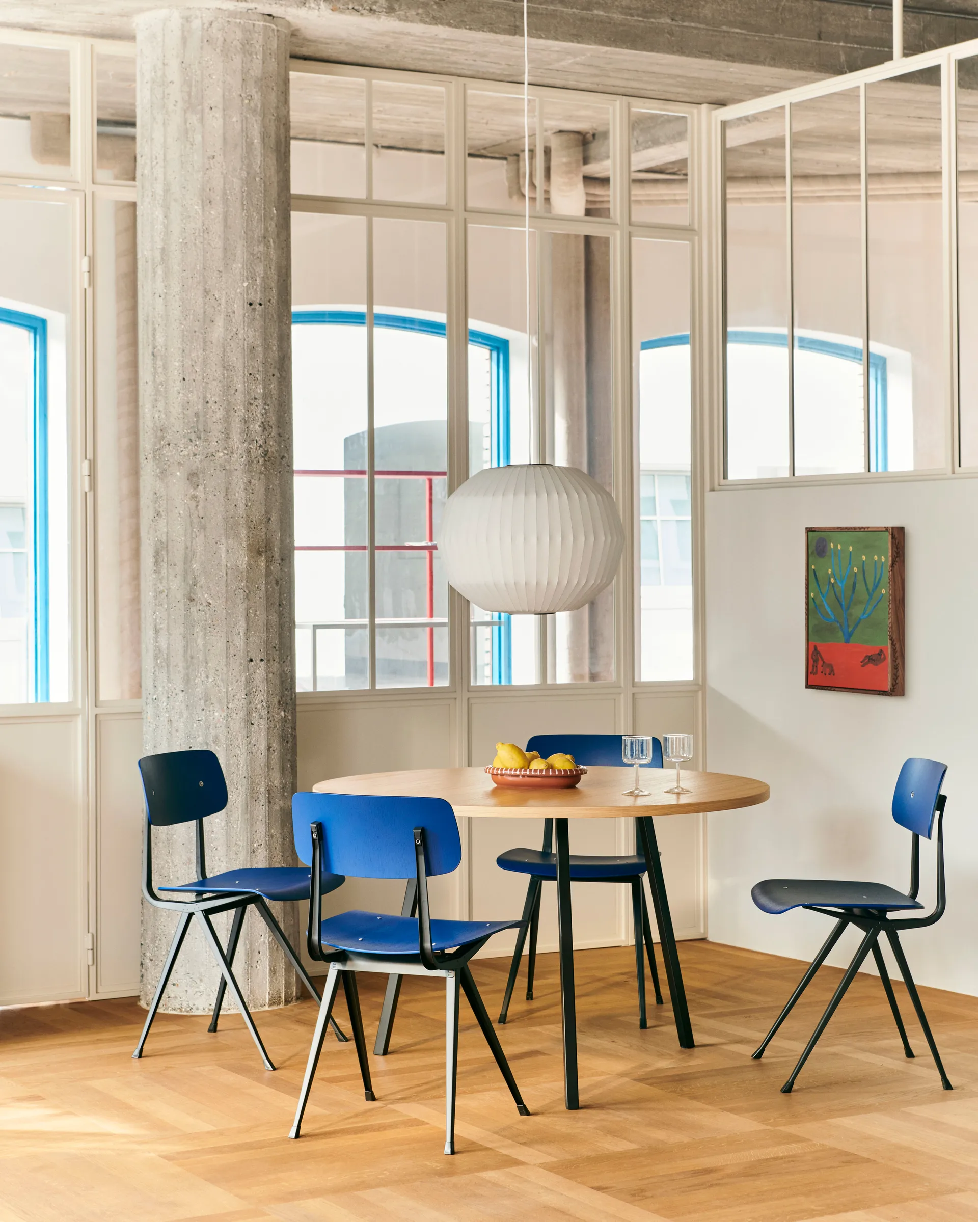 Nelson Bubble Angled Sphere candeeiro suspenso S, Off white HAY