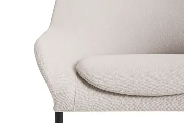 O2 Lounge Chair poltrona - Cinzento claro suave-preto lacado em aço - HAY