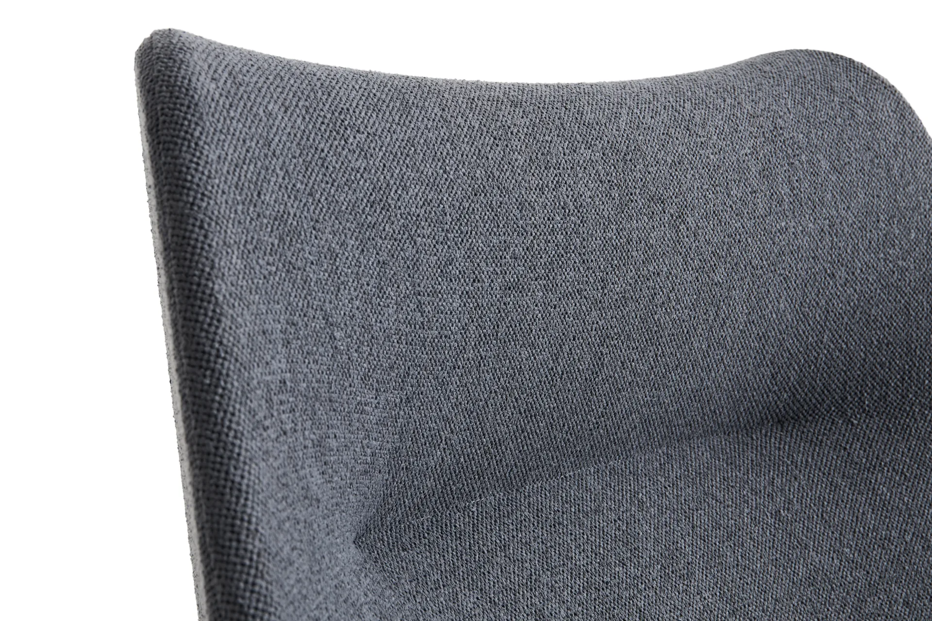 O2 Lounge Chair poltrona, Cinzento suave-aço lacado preto HAY