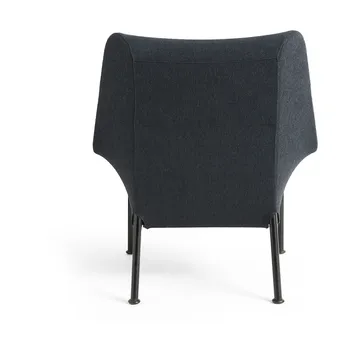 O2 Lounge Chair poltrona - Preto suave-aço lacado preto - HAY