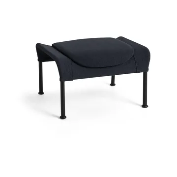 O2 Ottoman pufe - Preto suave-aço lacado preto - HAY