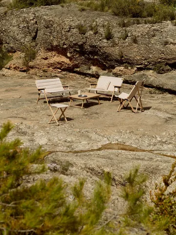 Outdoor Market almofada - Bege-red, 45x35 cm - HAY