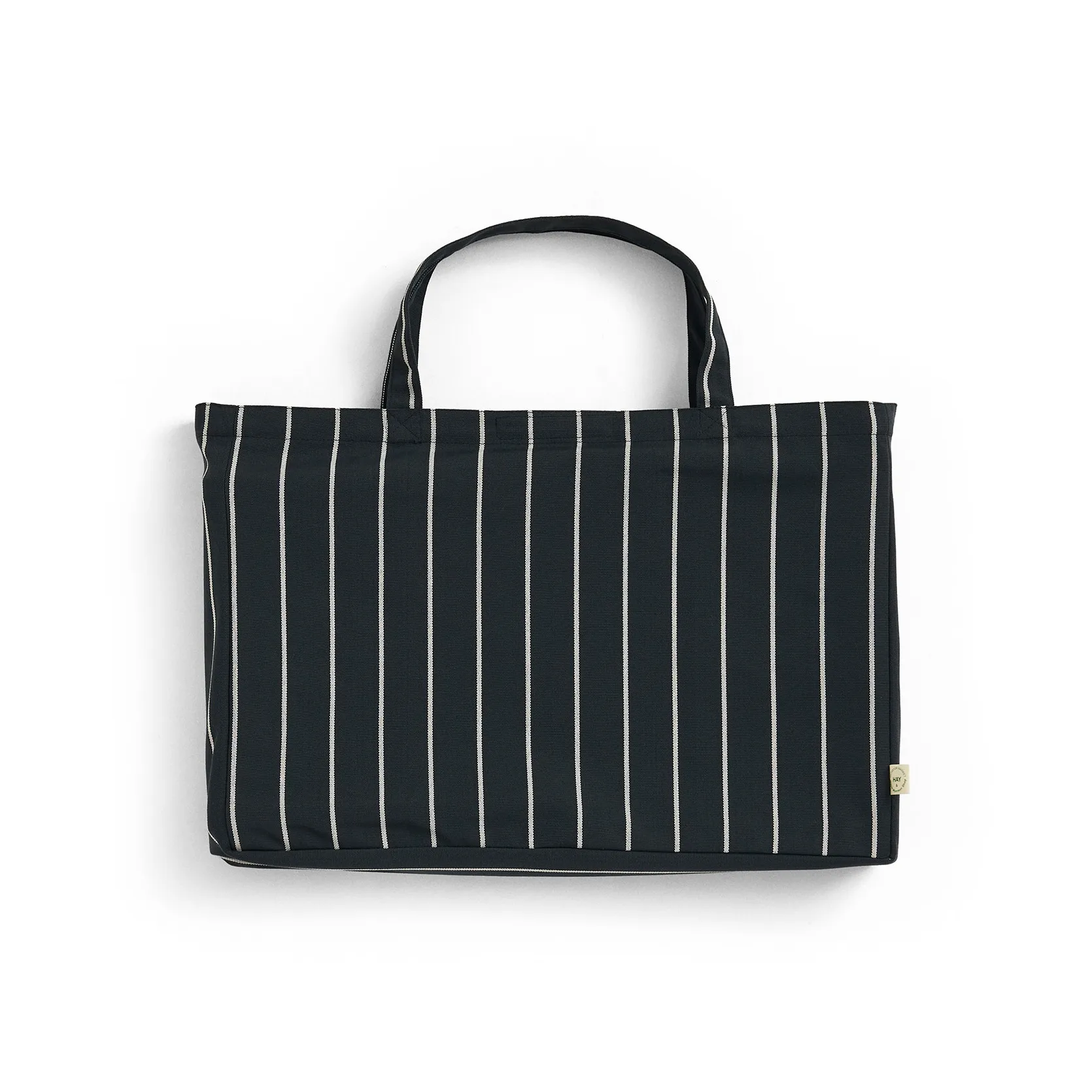 Outdoor Market banco dobrável, Black-beige HAY