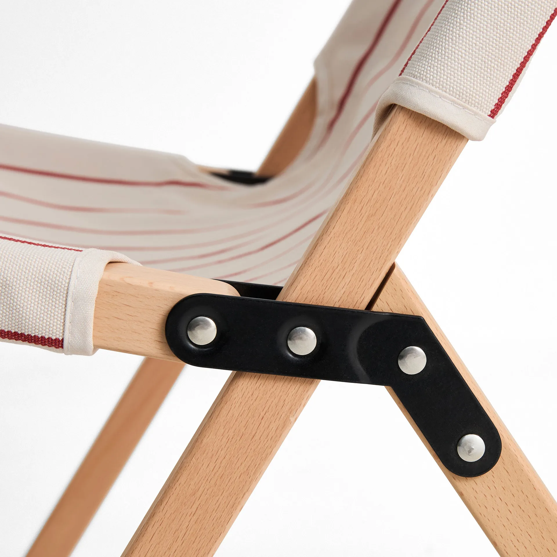 Outdoor Market cadeira dobrável, Bege-red HAY