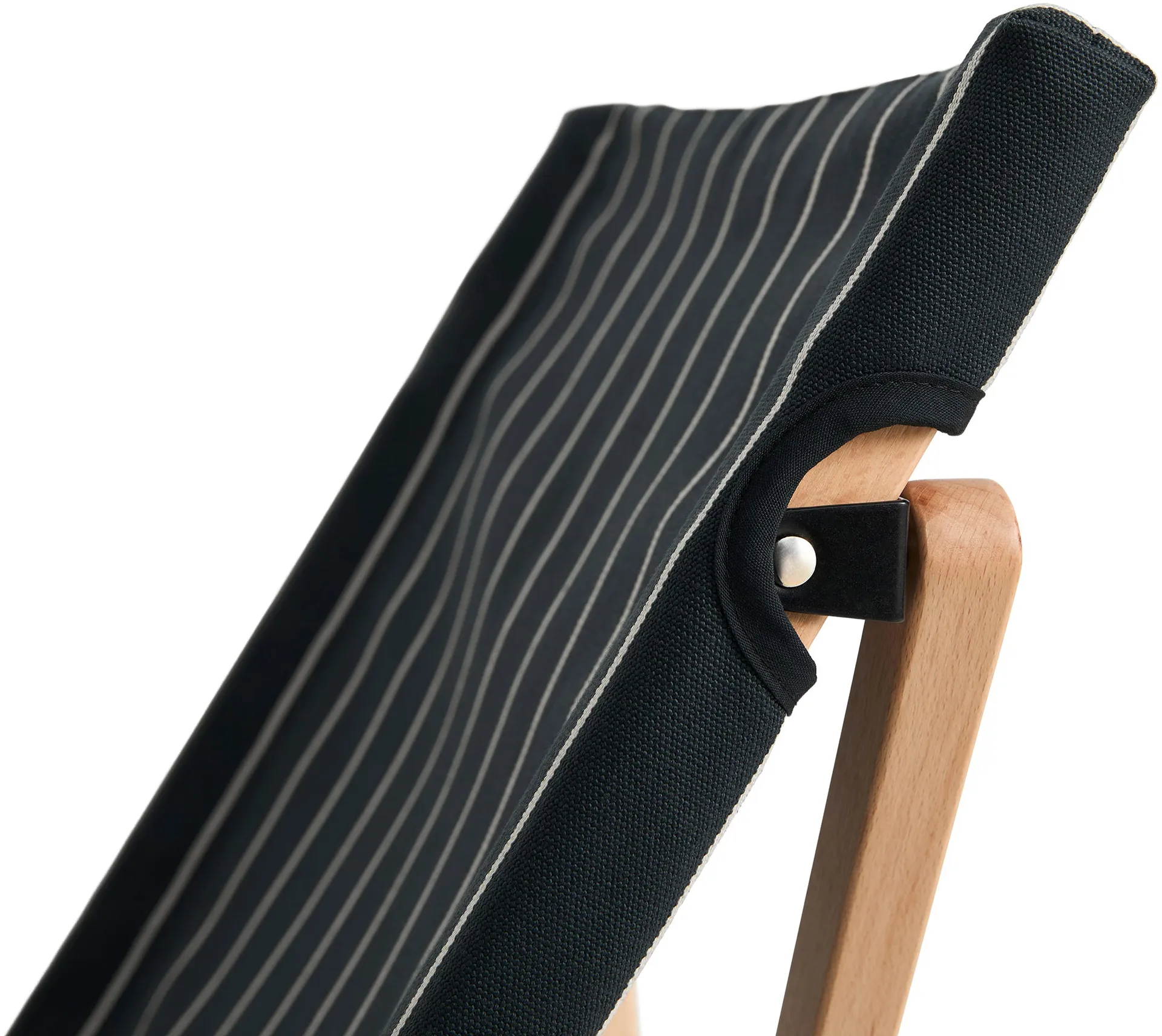 Outdoor Market cadeira dobrável, Black-beige HAY