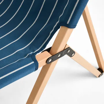 Outdoor Market cadeira dobrável - Blue-bege - HAY