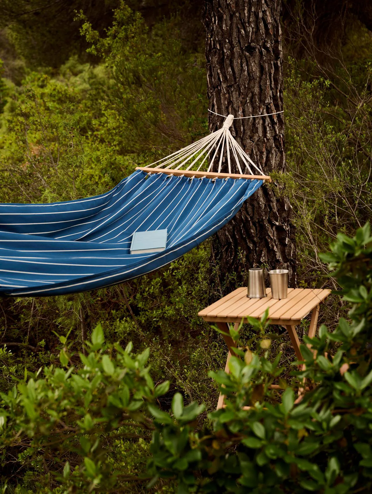 Outdoor Market rede, Blue-bege, 210x100 cm HAY