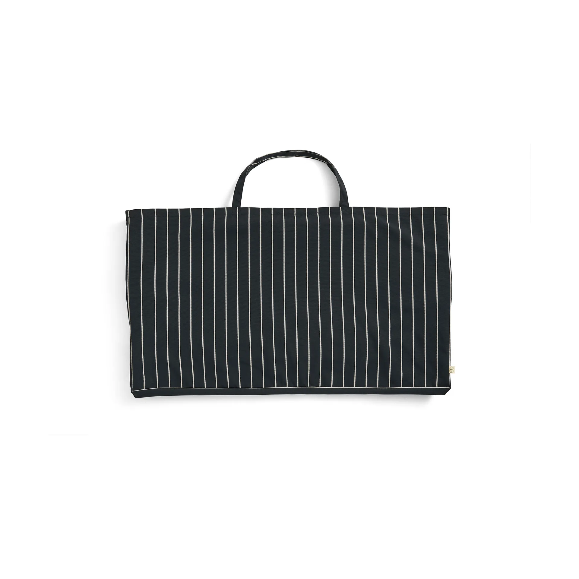 Outdoor Market sofá dobrável, Black-bege, 2 lugares HAY