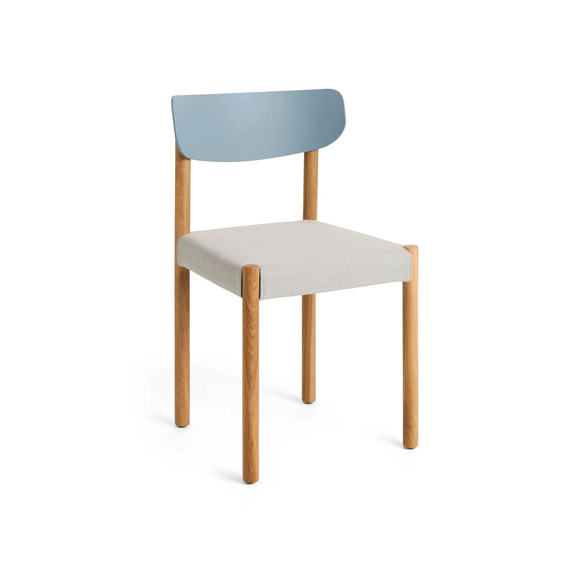 Pack Chair 11 cadeira, Carvalho oleado-ash blue-Remix 606 HAY