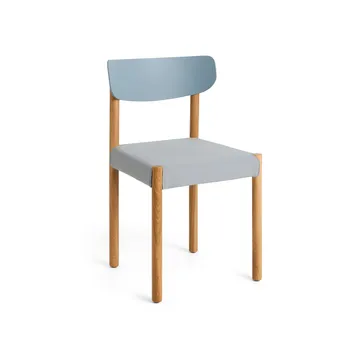 Pack Chair 11 cadeira - Carvalho oleado-ash blue-Steelcut 140 - HAY