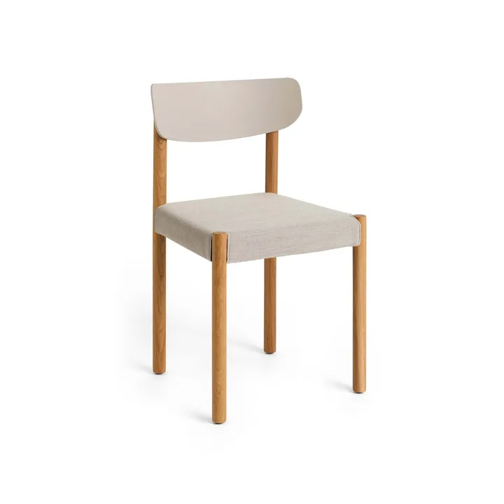 Pack Chair 11 cadeira - Carvalho oleado-chalk grey-Remix 126 - HAY