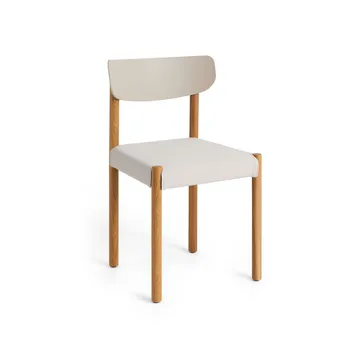 Pack Chair 11 cadeira - Carvalho oleado-chalk grey-Steelcut 220 - HAY