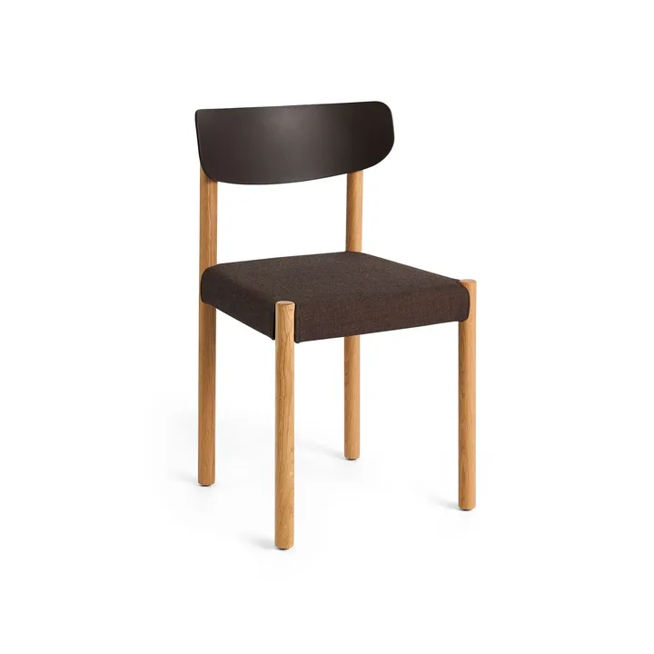Pack Chair 11 cadeira - Carvalho oleado-graphite brown-Remix 356 - HAY