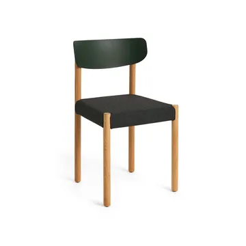 Pack Chair 11 cadeira - Carvalho oleado-palm green-Remix 973 - HAY